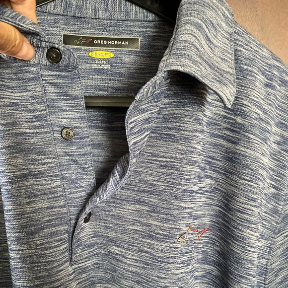 Greg Norman Blue Play Dry Fit Golf Shirt Size XL - Picture 5 of 15